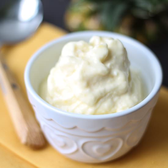 Pineapple Frozen Yogurt