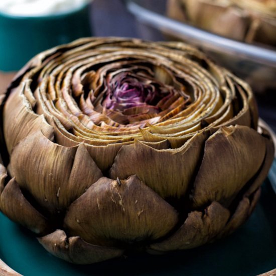 Oven Roasted Artichokes