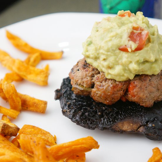 So Cal Portabella Avocado Burger