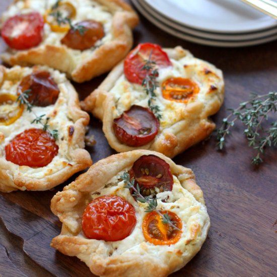 Tomato & Goat Cheese Crostata