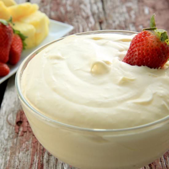 Orange Cream Fruit Dip