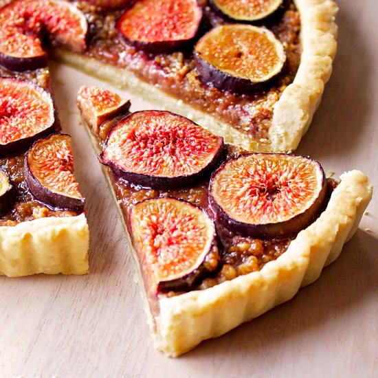 Nut and Fig Tart