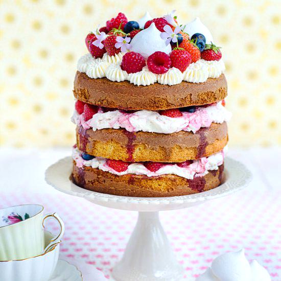 Totally Summery Eton Mess Cake