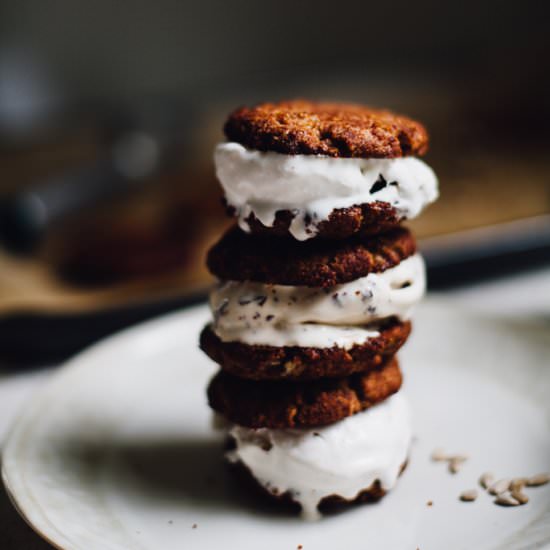 Snickerdoodle Ice Cream Sandwiches