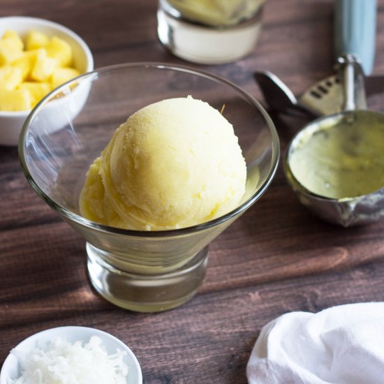 Pina Colada Sorbet