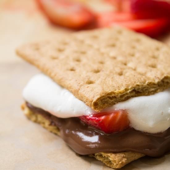 Chocolate Covered Strawberry S’mores