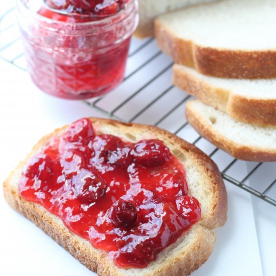 Homemade Sour Cherry Jam