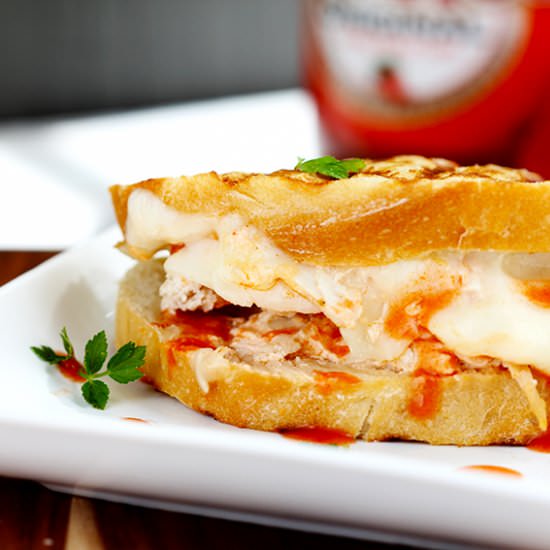 Buffalo Chicken Grilled Cheese