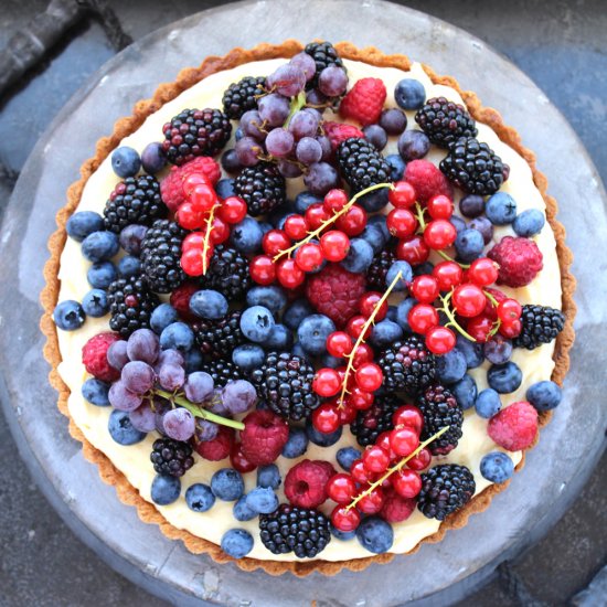 Crème Pâtissière & Fresh Berry Tart