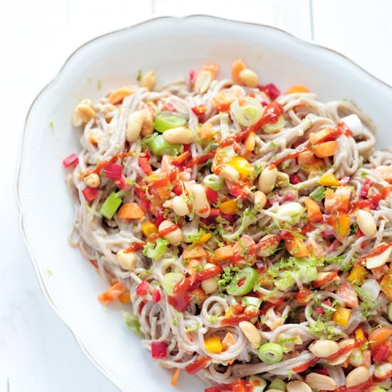 Soba Noodle Salad with Peanut