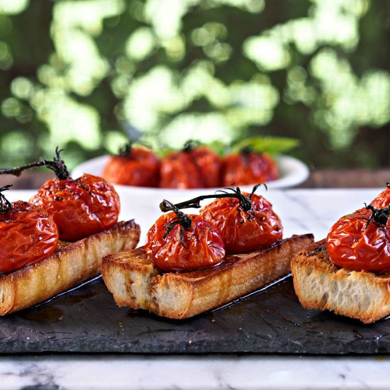 Roasted Tomato Bruschetta