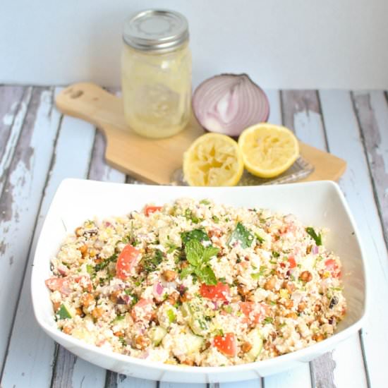 Mediterranean Cauliflower Couscous