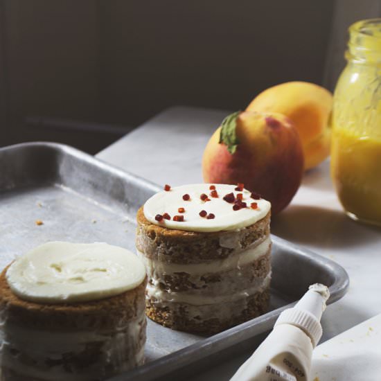 Mini Iced Tea Layer Cakes