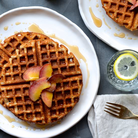 Peach Waffles