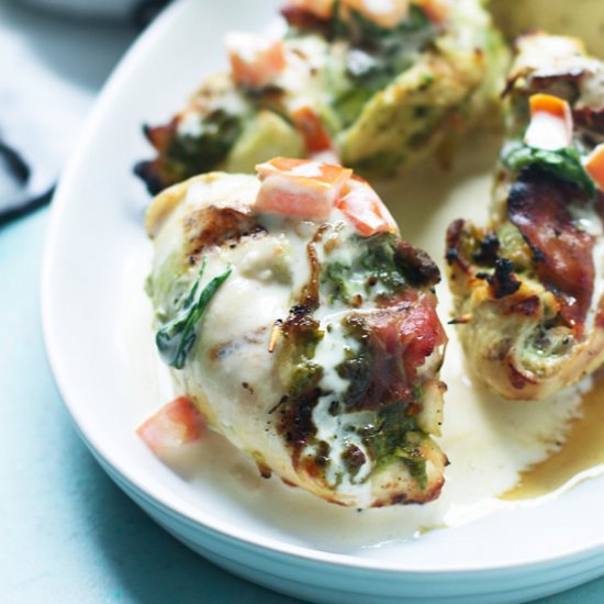 Pesto Stuffed Chicken