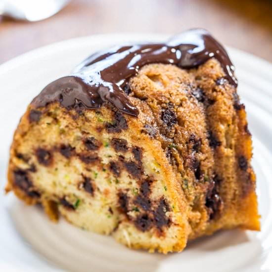 Zucchini Chocolate Chip Bundt Cake