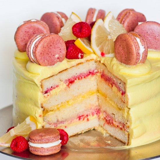 Raspberry Lemon Cake