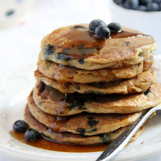 Blueberry pancakes