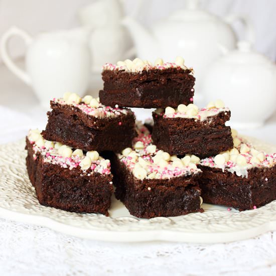 After Eight Mint Chocolate Brownies