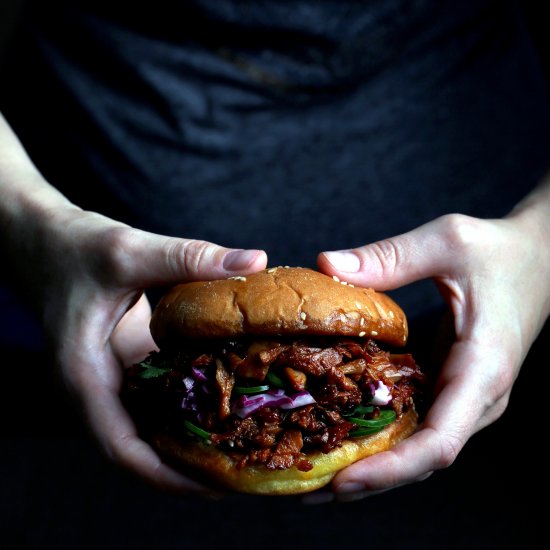 Pulled Jackfruit Sandwich