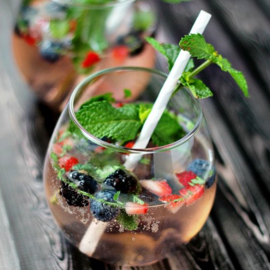 Mixed Berry Mojitos