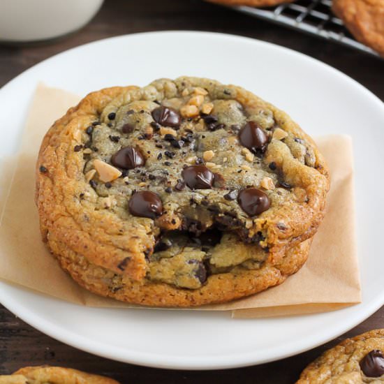 Espresso Toffee Chocolate Cookies