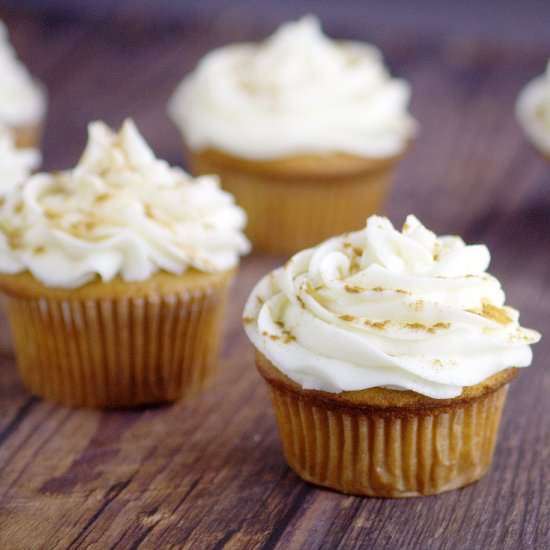 Ginger Brown Sugar Cupcakes