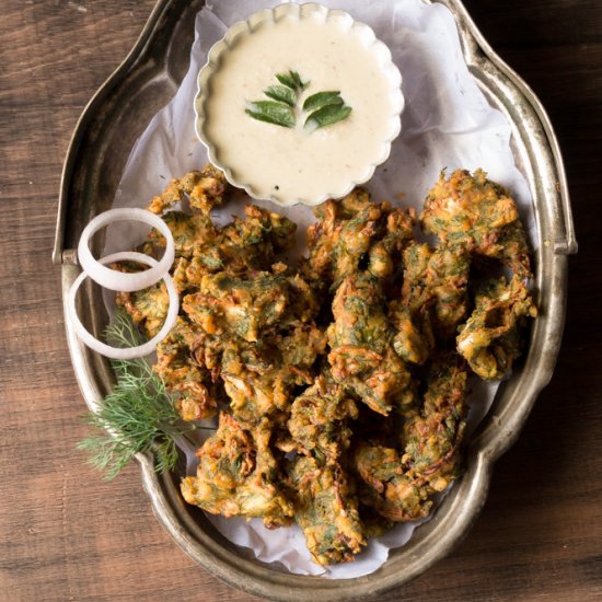 Dill Leaves Cabbage Fritters