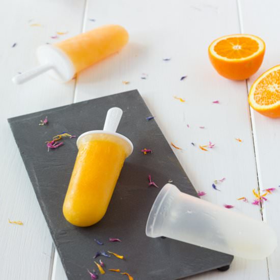 Orange Ice Pops