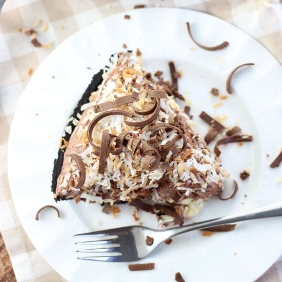 Chocolate Coconut Cream Pie