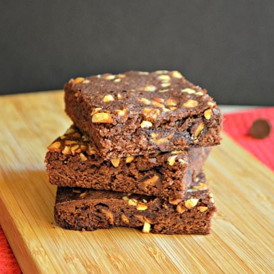 Chocolate Cherry Nut Brownies