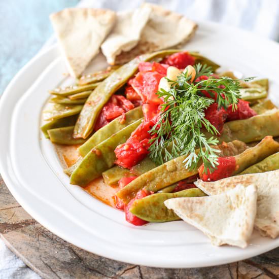 Garlic Tomato Green Beans