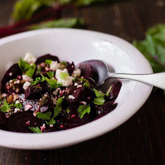 Roasted Beet Salad With Feta