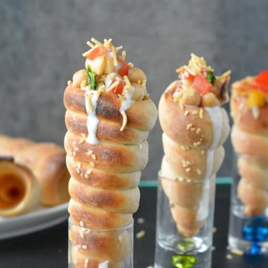 Chatpati Cone Chaat Recipe