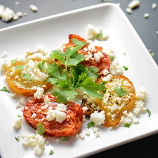 Roasted Tomatoes w/ Queso Fresco