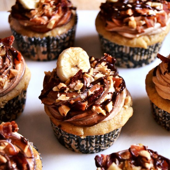 Chocolate Elvis Cupcakes