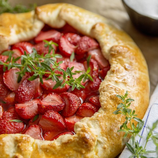 Strawberry Thyme Galette