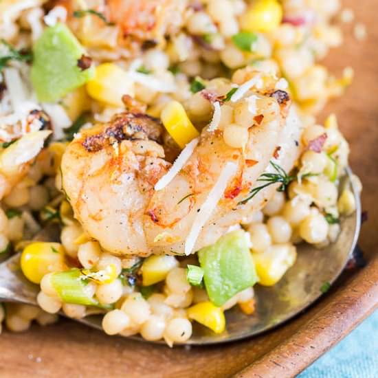 Shrimp & Corn Summer Couscous