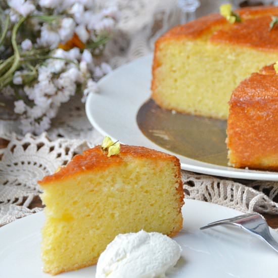 Lime, Yoghurt & Olive Oil Cake