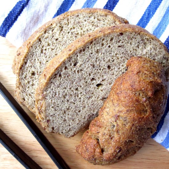 Low Carb Flaxseed Sandwich Bread