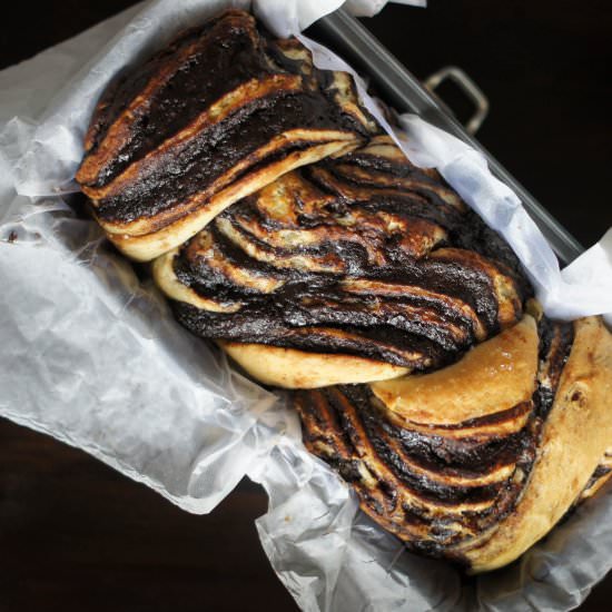 Chocolate Ganache Babka