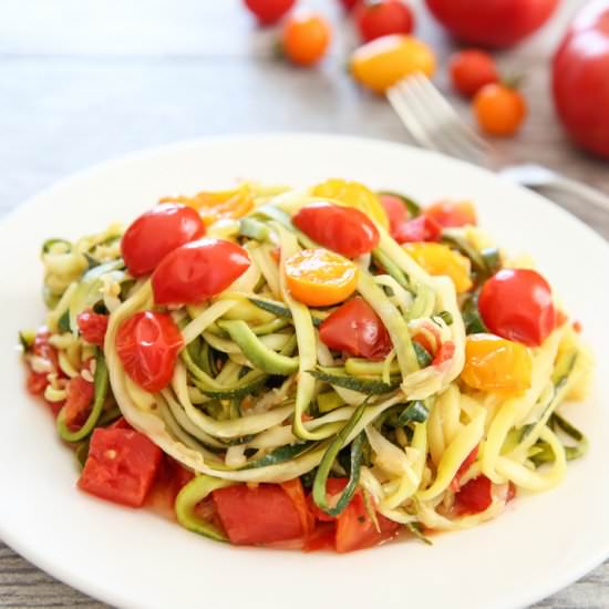 One Pot Zucchini Pasta