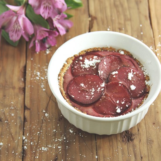 Lavender Plum Tart