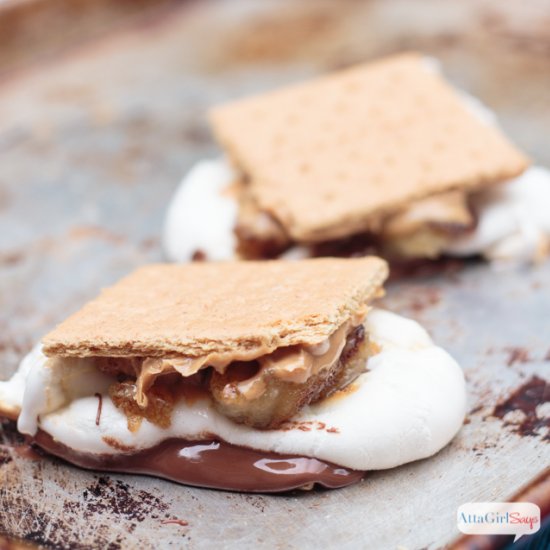 Peanut Butter & Banana S’mores