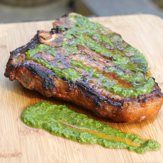 Chimichurri Porterhouse Steak