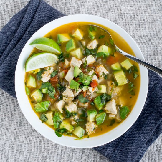 Chicken Avocado Soup