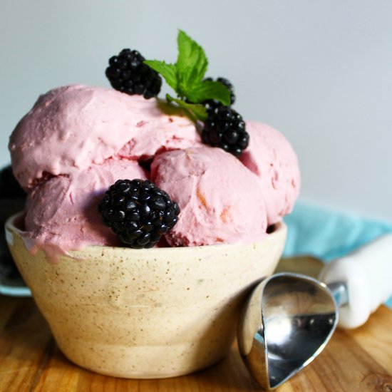 Blackberry Mango Ice Cream