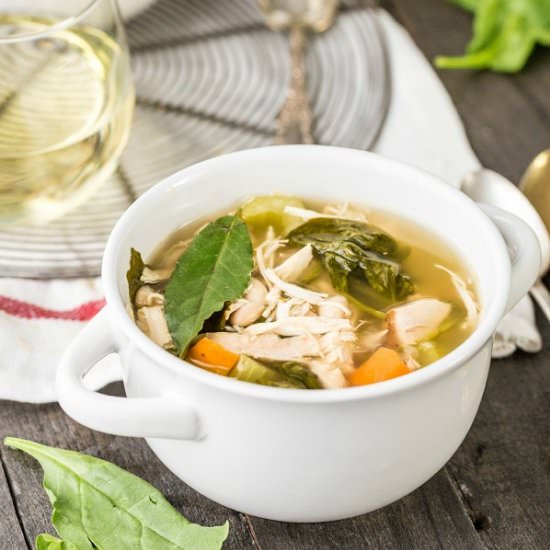 Crockpot Tuscan Chicken Soup