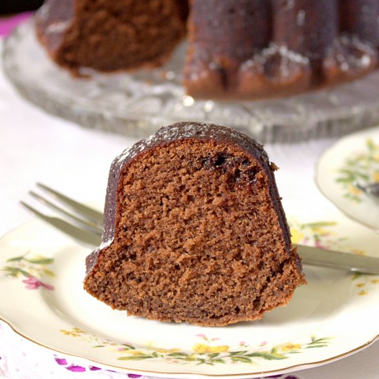 Nutella Chocolate Milkshake Bundt