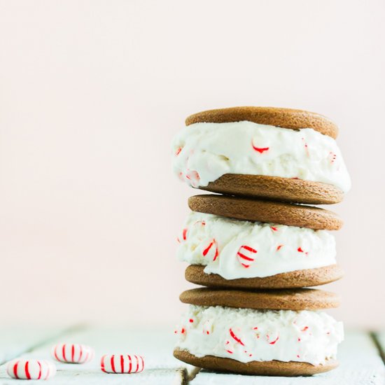 Minty Ice Cream Sandwiches